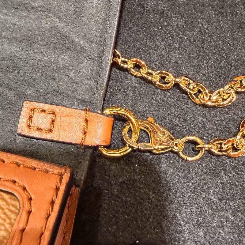 LV達芙妮woc 雙色老花鏈條包-36