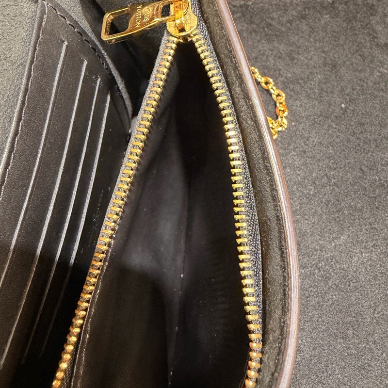 LV達芙妮woc 雙色老花鏈條包-38