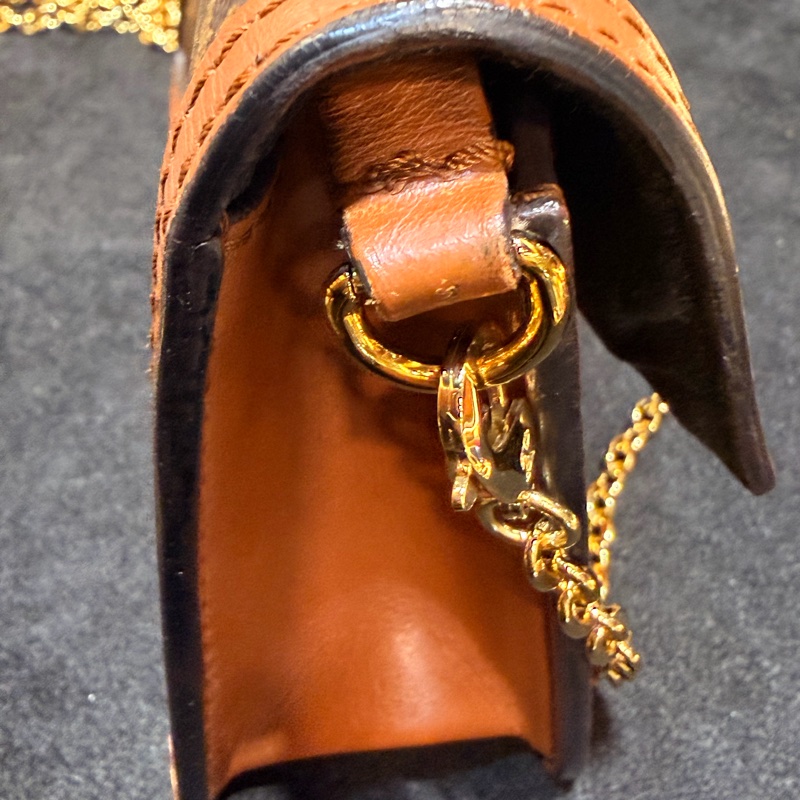 LV達芙妮woc 雙色老花鏈條包-41