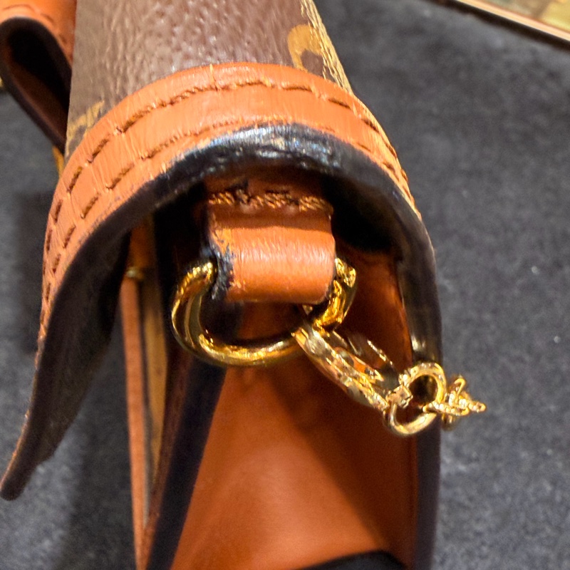 LV達芙妮woc 雙色老花鏈條包-42