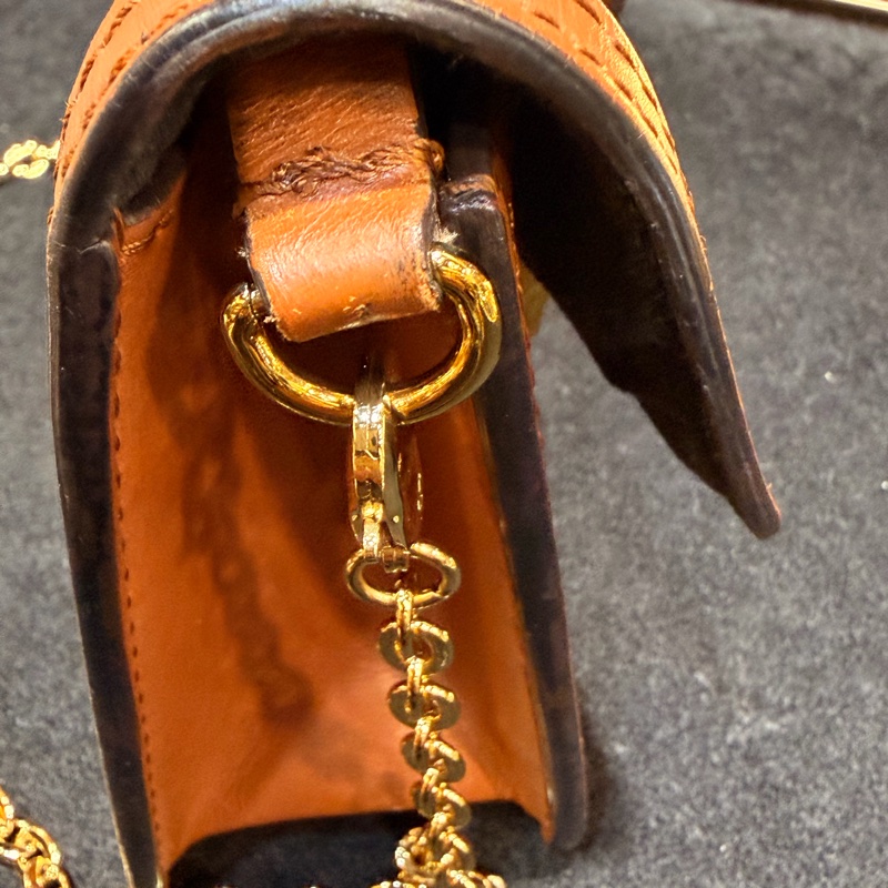 LV達芙妮woc 雙色老花鏈條包-44