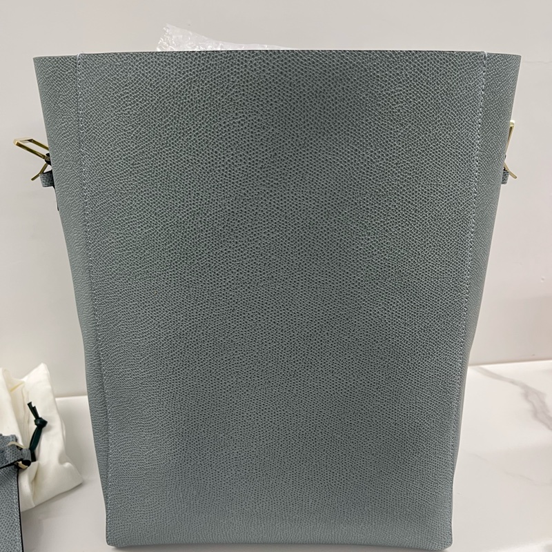 全新valextra medium bucket bag霧霾藍中號水桶包-2
