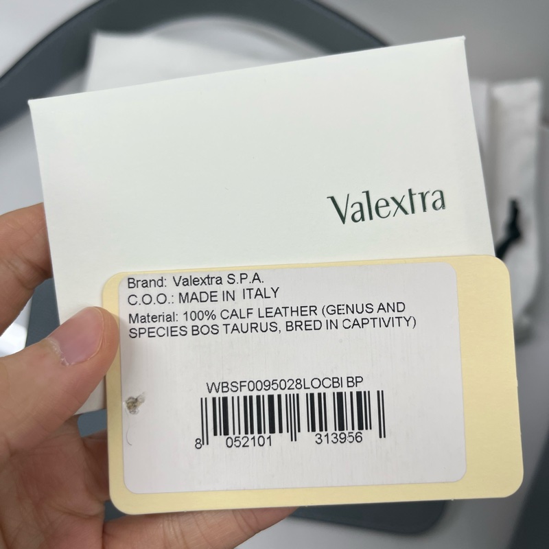 全新valextra medium bucket bag霧霾藍中號水桶包-5