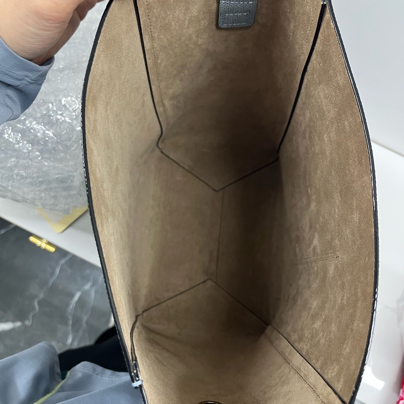 全新valextra medium bucket bag霧霾藍中號水桶包-6