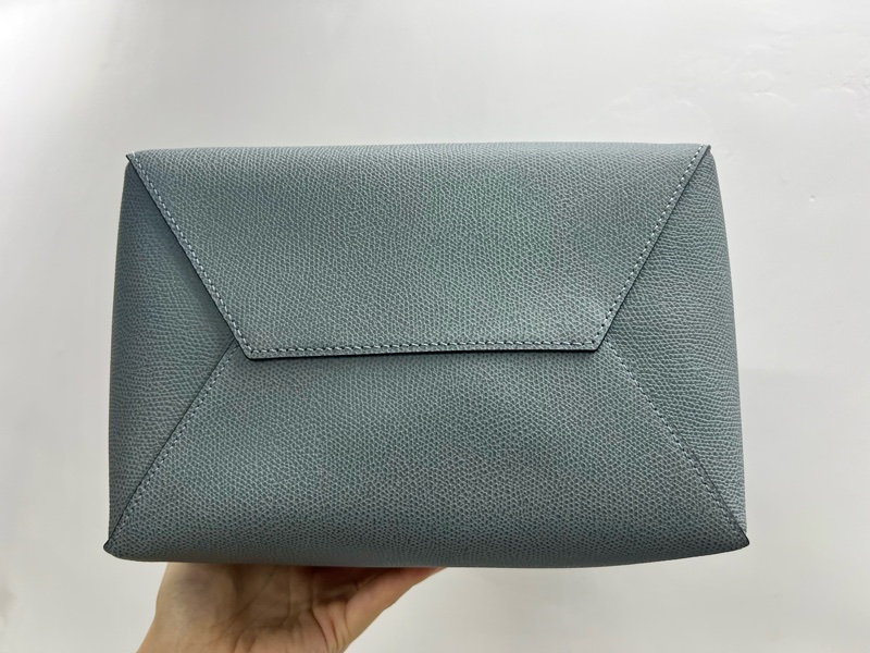 全新valextra medium bucket bag霧霾藍中號水桶包-10