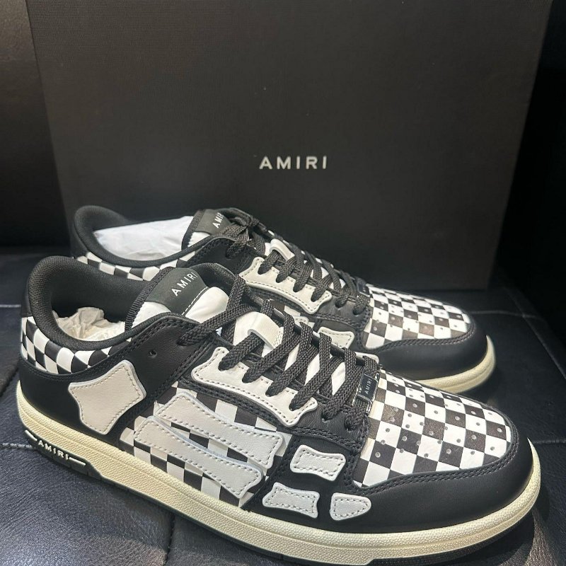💎Han's house精品服飾💎AMIRI 阿米里 皮革 骨頭 鞋 現貨43 原價24500-0