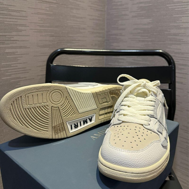 💎Han's house精品服飾💎AMIRI 阿米里 皮革 骨頭 鞋 現貨44 原價23700-1