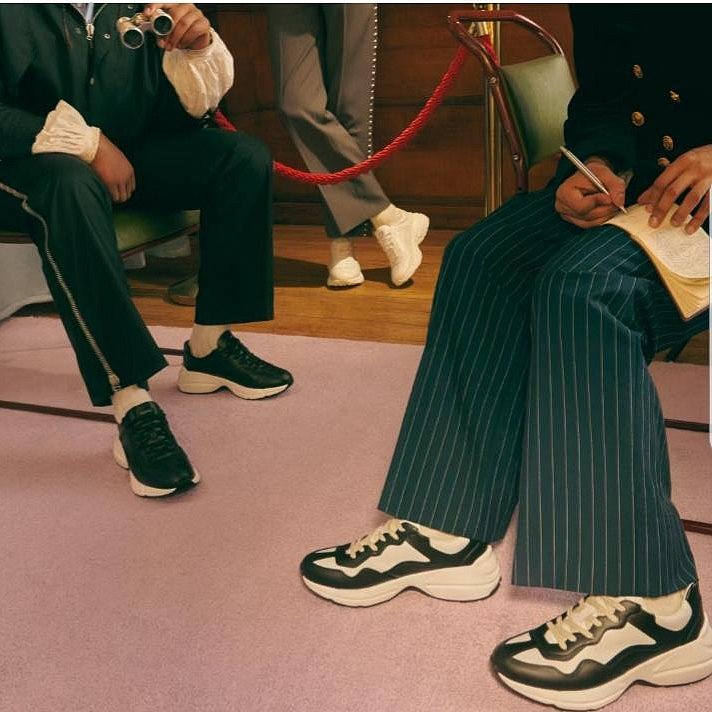 💎Han's house精品服飾💎GUCCI 古馳 Rhyton 鞋 義大利製 721750 現貨10 原價32700-7