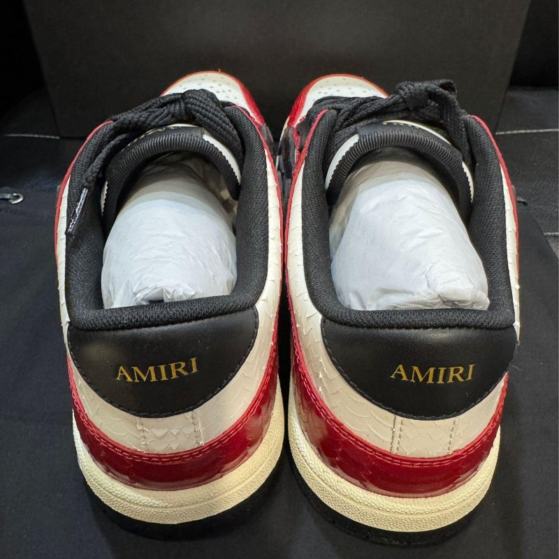 💎Han's house精品服飾💎AMIRI 阿米里 蛇紋 牛皮 骨頭 鞋 現貨44 原價27380-3