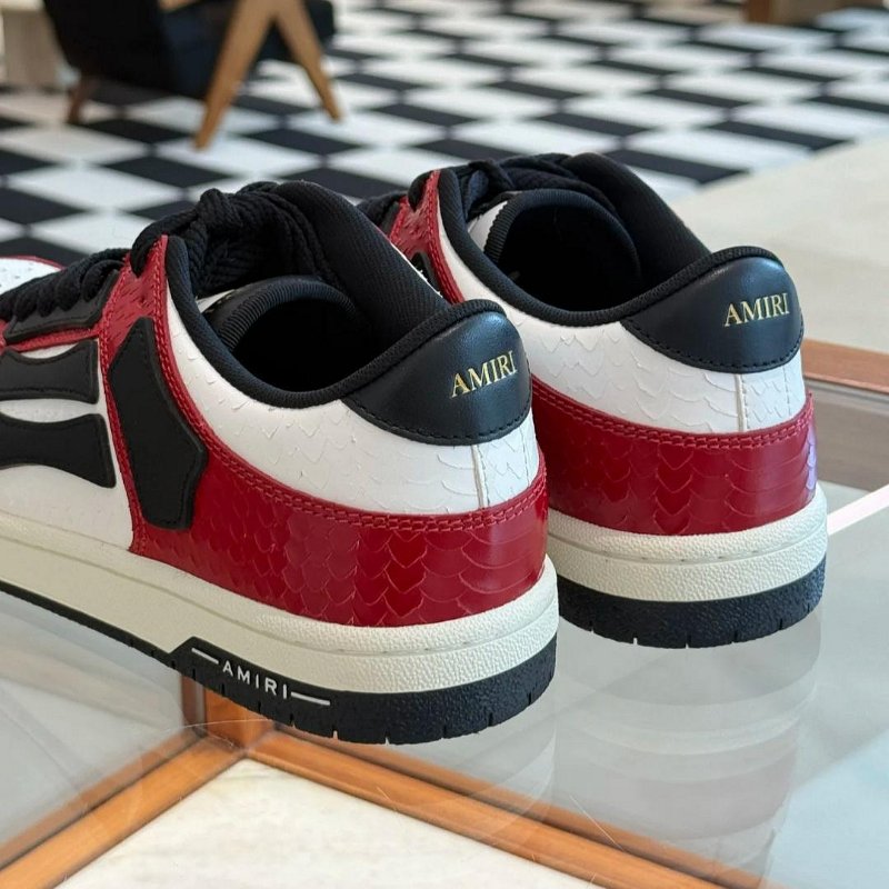 💎Han's house精品服飾💎AMIRI 阿米里 蛇紋 牛皮 骨頭 鞋 現貨44 原價27380-4