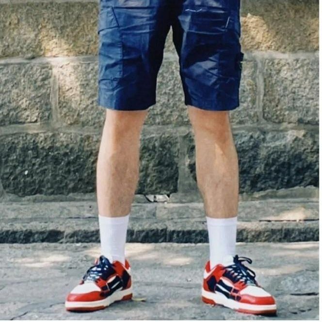 💎Han's house精品服飾💎AMIRI 阿米里 蛇紋 牛皮 骨頭 鞋 現貨44 原價27380-9