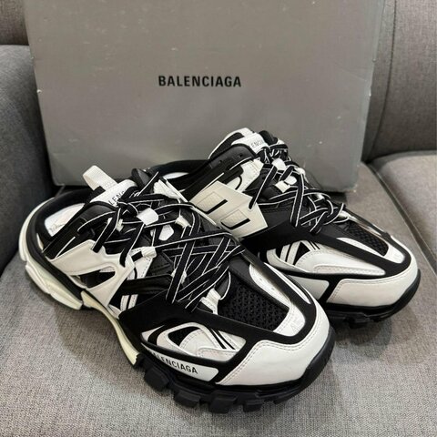 💎Han's house精品服飾💎Balenciaga Track Mule 巴黎世家 半拖 懶人鞋 現貨45 原價29200