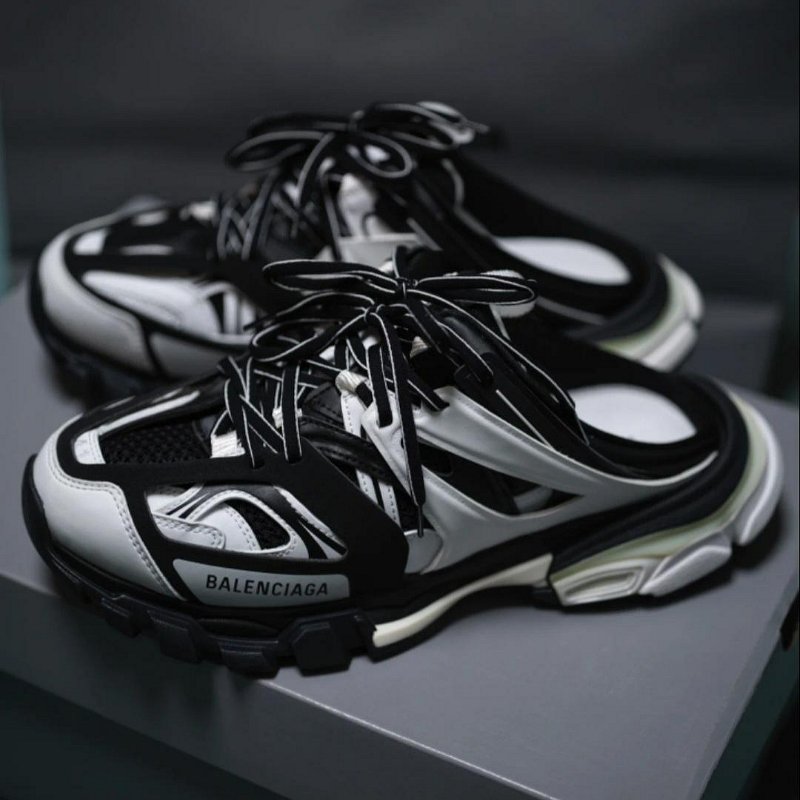 💎Han's house精品服飾💎Balenciaga Track Mule 巴黎世家 半拖 懶人鞋 現貨45 原價29200-1