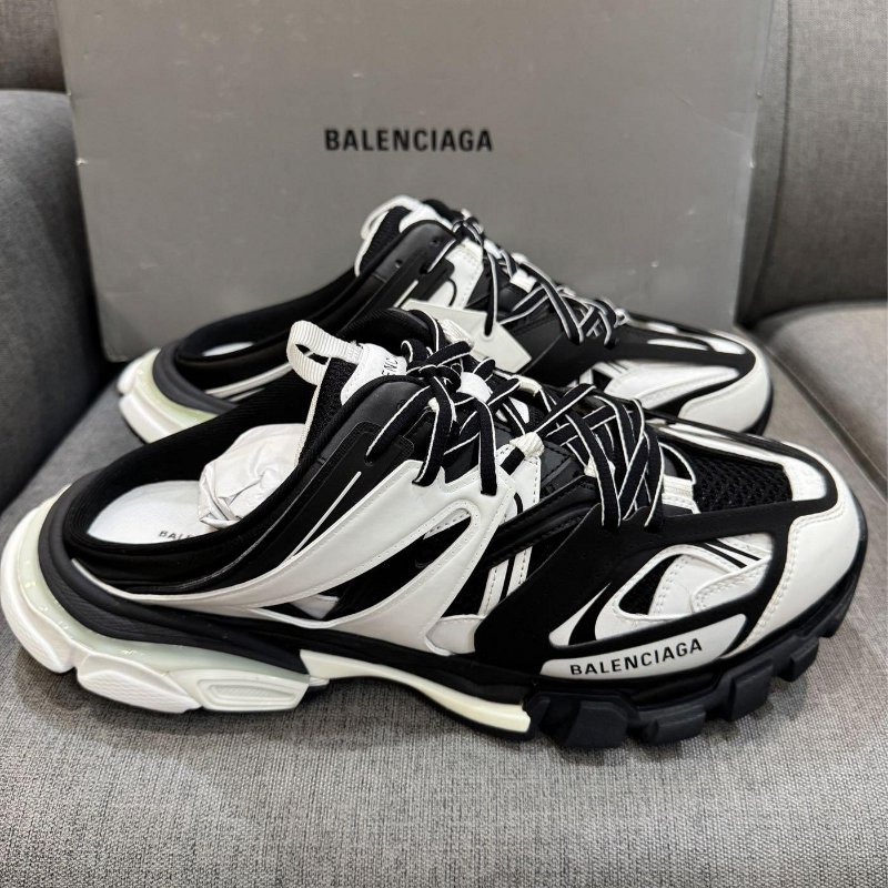 💎Han's house精品服飾💎Balenciaga Track Mule 巴黎世家 半拖 懶人鞋 現貨45 原價29200-5