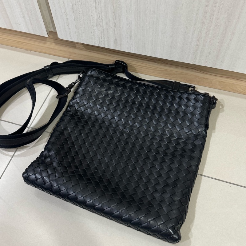 Bv黑編織斜挎包-2