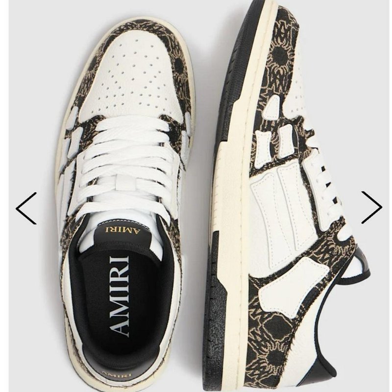 💎Han's house精品服飾💎AMIRI 阿米里 皮革 骨頭 鞋 現貨43/44  原價25100-5