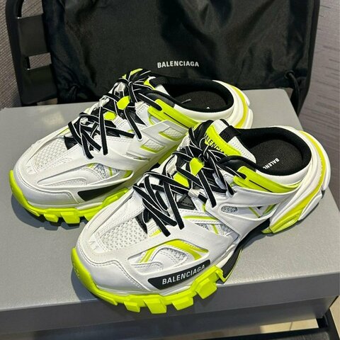 💎Han's house精品服飾💎Balenciaga Track Mule 巴黎世家 涼 半拖 懶人鞋 現貨41/42 原價29200