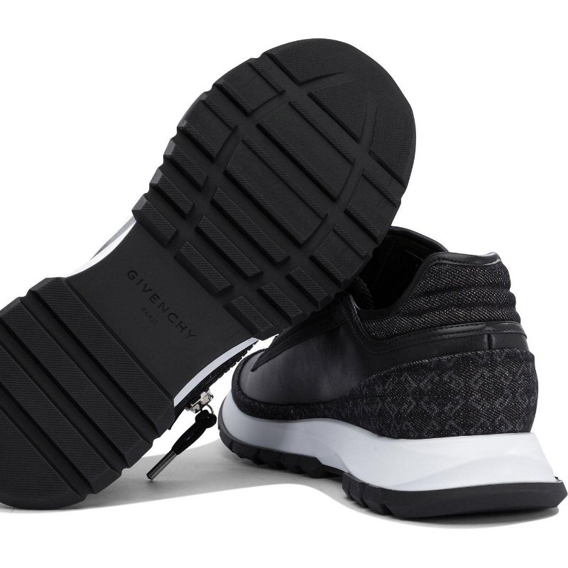 💎Han's house精品服飾💎 GIVENCHY 紀梵希 牛仔 拼接 牛皮 拉鍊 鞋現貨44原價32000-4