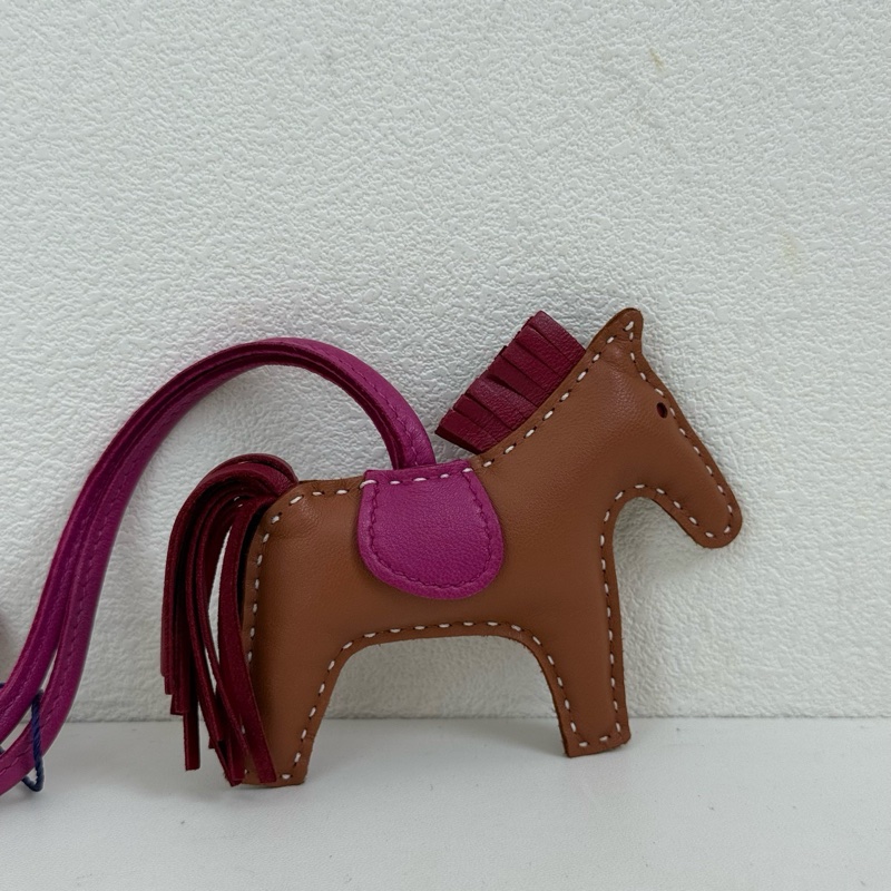 Hermes 愛馬仕 配件小馬 棕色 Y刻-1