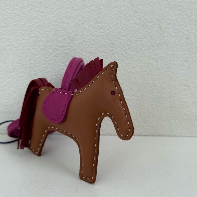 Hermes 愛馬仕 配件小馬 棕色 Y刻-2