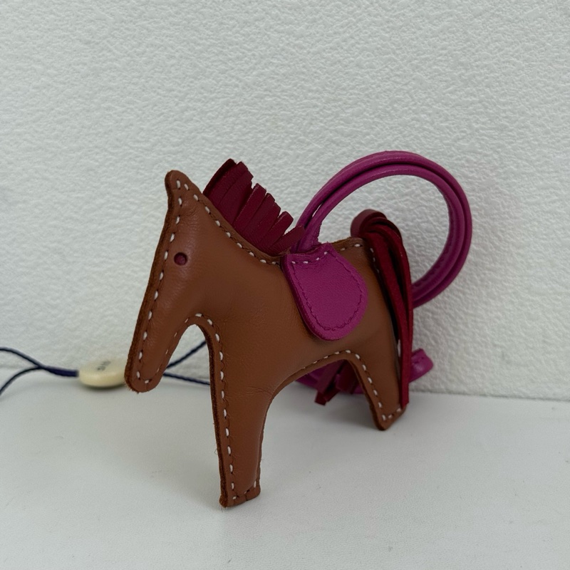 Hermes 愛馬仕 配件小馬 棕色 Y刻-3