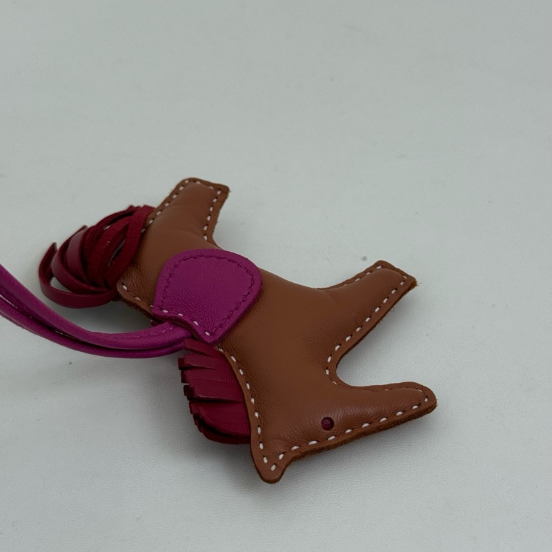 Hermes 愛馬仕 配件小馬 棕色 Y刻-4