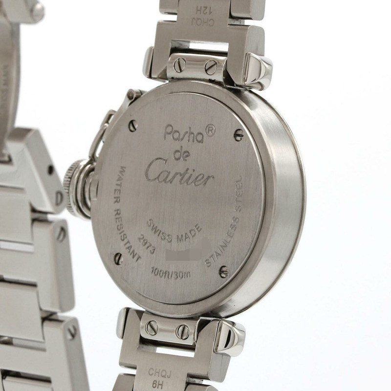 卡地亞 Miss Pasha 一週年紀念式 W3140023 精鋼石英腕錶-5