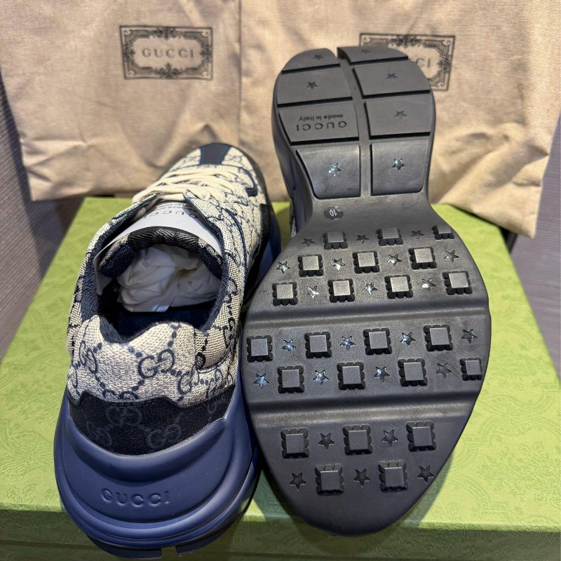 💎Han's house精品服飾💎GUCCI 古馳 滿版 GG Rhyton 鞋 義大利製-2