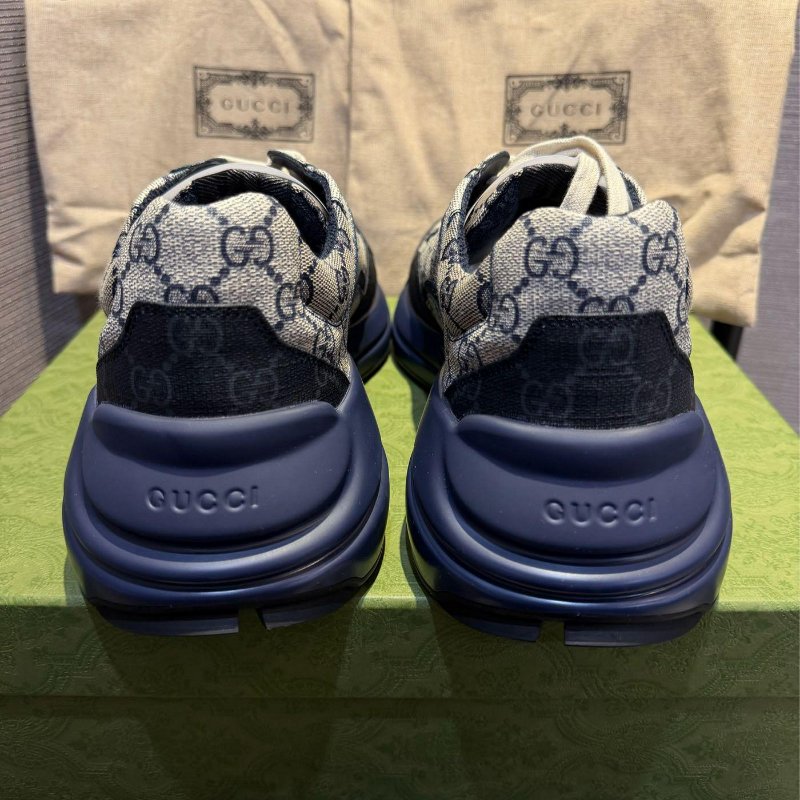 💎Han's house精品服飾💎GUCCI 古馳 滿版 GG Rhyton 鞋 義大利製-3