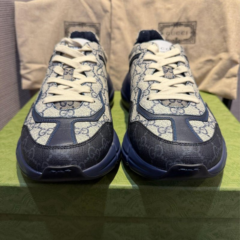 💎Han's house精品服飾💎GUCCI 古馳 滿版 GG Rhyton 鞋 義大利製-7