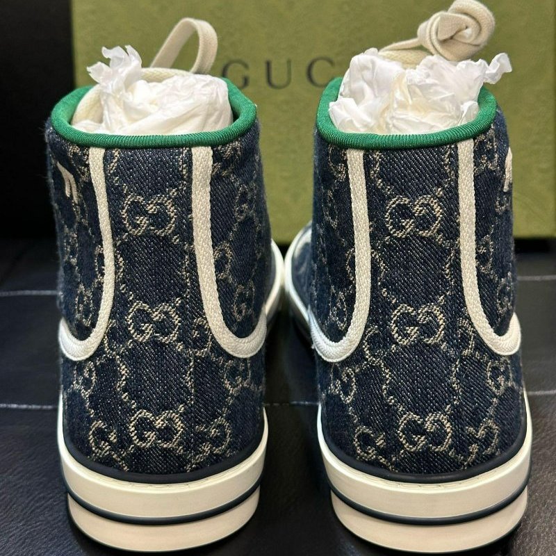 💎Han's house精品服飾💎GUCCI 古馳 Tennis 老花 鞋 義大利製 現貨9號  原價25000-5