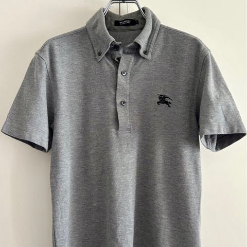 2手 Burberry 灰色狀態良好短袖polo 衫
