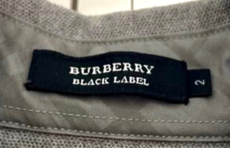 2手 Burberry 灰色狀態良好短袖polo 衫-4
