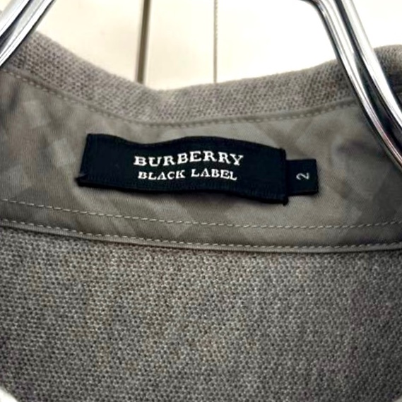2手 Burberry 灰色狀態良好短袖polo 衫-12
