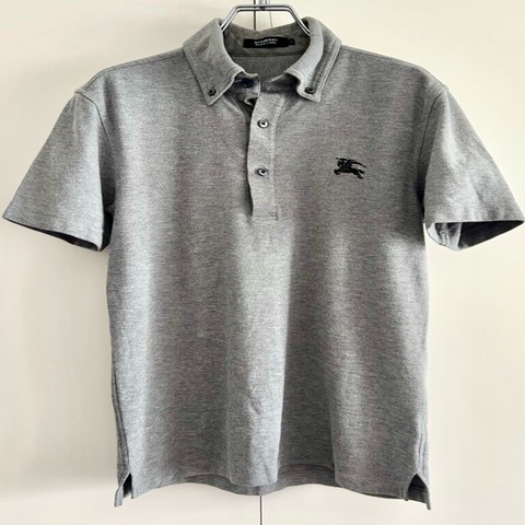 2手 Burberry 灰色狀態良好短袖polo 衫
