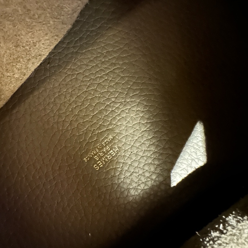 HERMRS 愛馬仕 鼠尾草灰綠金釦PICOTIN菜籃子22-13