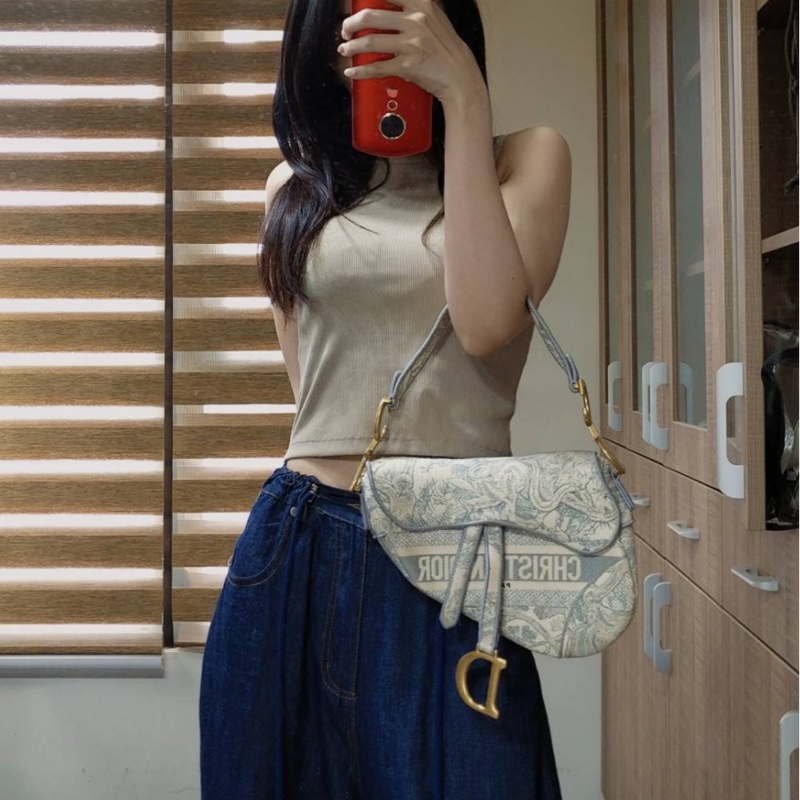 Dior 馬鞍包 有背帶-1