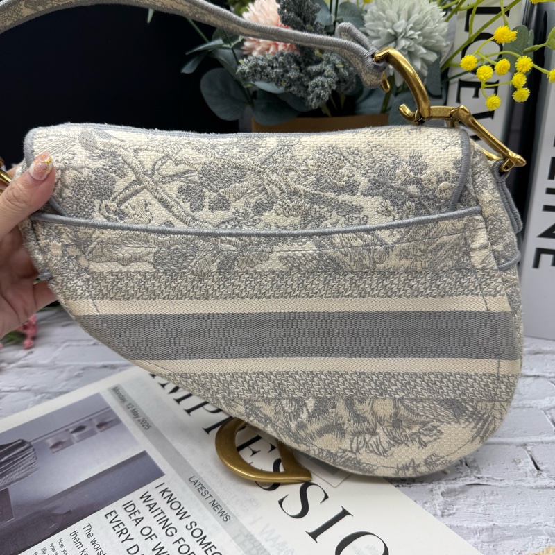 Dior 馬鞍包 有背帶-6