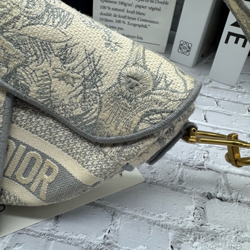 Dior 馬鞍包 有背帶-9