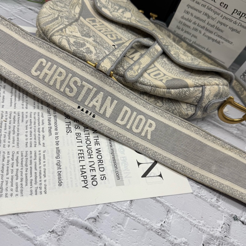 Dior 馬鞍包 有背帶-20