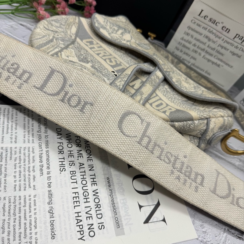 Dior 馬鞍包 有背帶-23