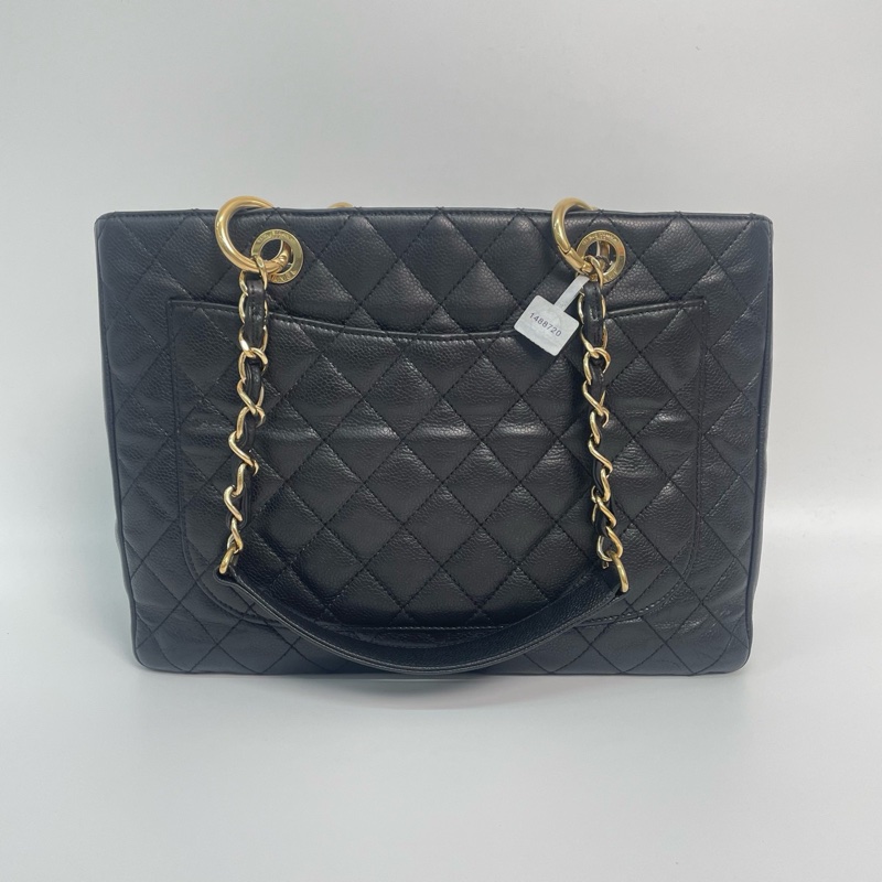 Chanel • 經典黑金荔枝牛皮Gst 有卡-6