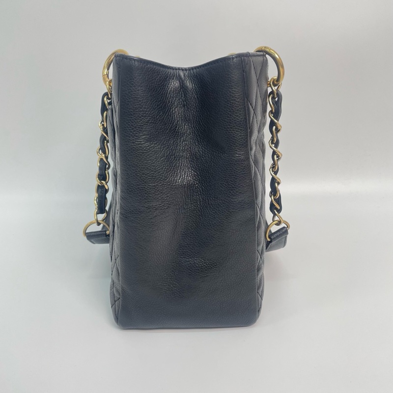 Chanel • 經典黑金荔枝牛皮Gst 有卡-8