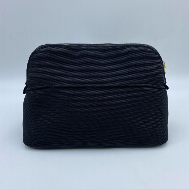 Hermes愛馬仕 黑色洗漱包-1