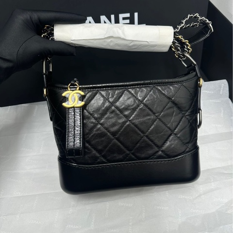 #全新全配🈶購證 香奈兒黑金流浪包小號 絕版超熱門收藏🔥