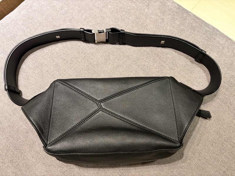 Loewe puzzle 98新 黑色小號腰包 24x16x10cm-5