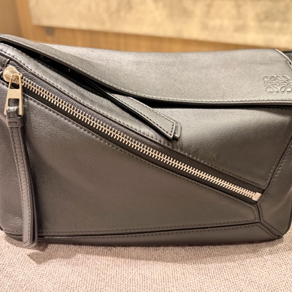 Loewe puzzle 98新 黑色小號腰包 24x16x10cm-6