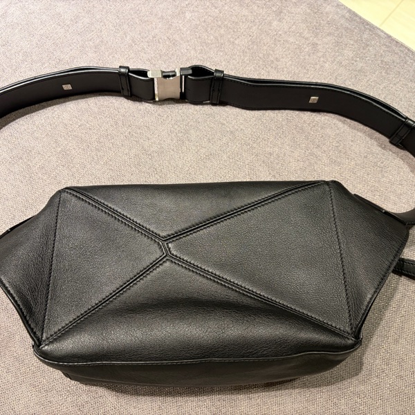Loewe puzzle 98新 黑色小號腰包 24x16x10cm-7