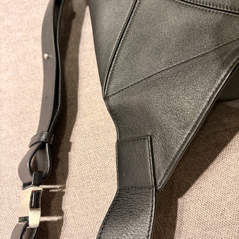 Loewe puzzle 98新 黑色小號腰包 24x16x10cm-19