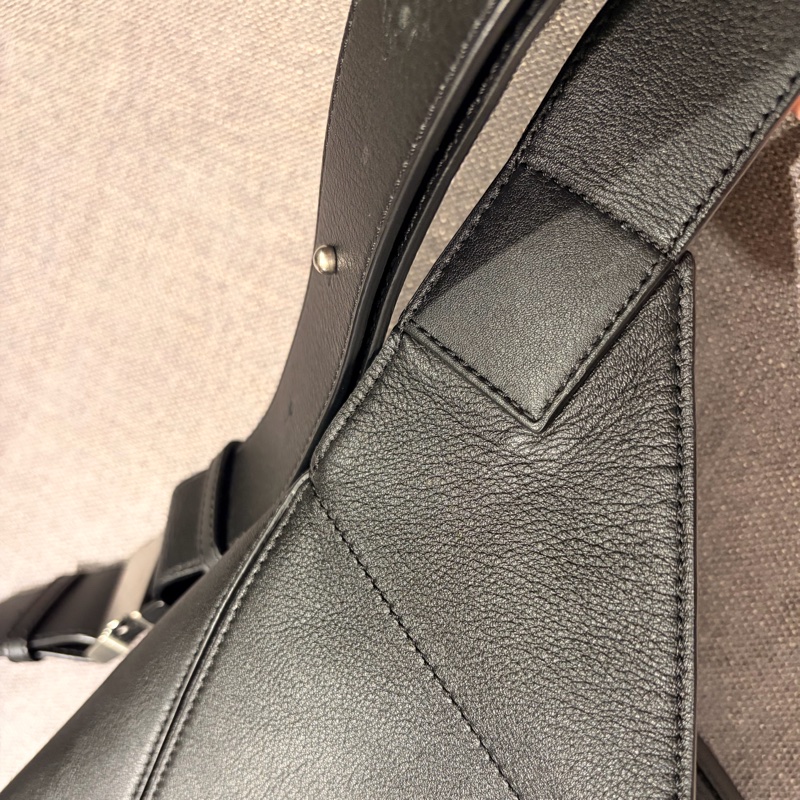 Loewe puzzle 98新 黑色小號腰包 24x16x10cm-20